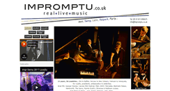 Desktop Screenshot of impromptu.co.uk